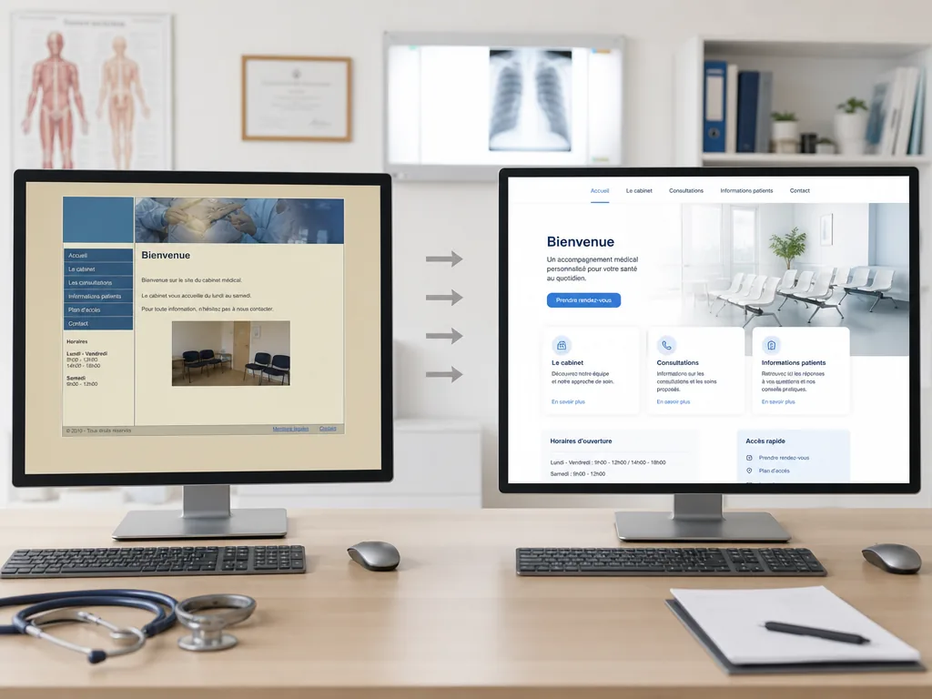 Refonte d’un site médical, de l’ancienne version à la nouvelle version moderne